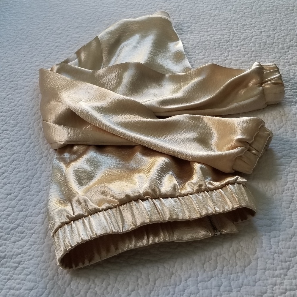 Anthropologie x JOA Silk Bomber